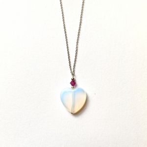 Glowing Heart pendant in Sterling Silver